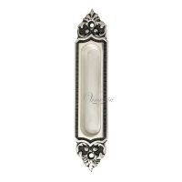 Ручка Venezia U122 для раздвижных дверей. натуральное серебро+черный