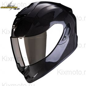 Шлем Scorpion EXO-1400 Evo Carbon Air Solid, Чёрный