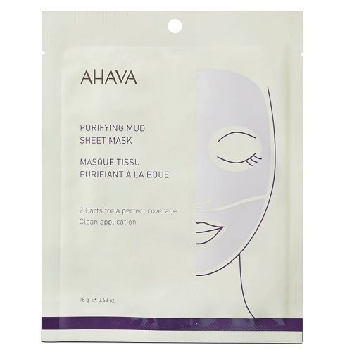 Ahava Mineral Mud Masks Очищающая грязевая тканевая маска для лица 1 шт.