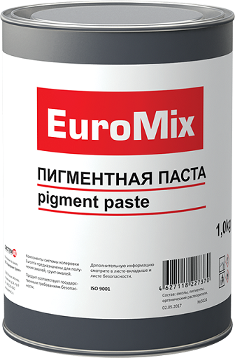 EuroMix Пигментная паста Р305, оранжевая (банка 1л.)