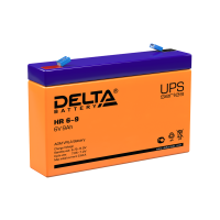 Аккумулятор герметичный VRLA свинцово-кислотный DELTA HR 6-9