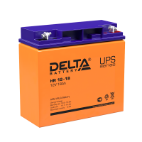 Аккумулятор герметичный VRLA свинцово-кислотный DELTA HR 12-18