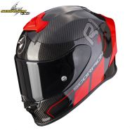 Шлем Scorpion EXO-R1 Evo Carbon Air Corpus II, Чёрно-красный