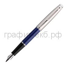 Ручка перьевая Waterman Embleme Blue CT F перо сталь нержавеющая 2157246