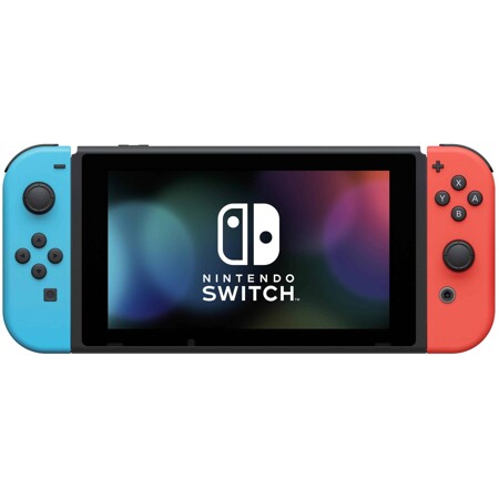 Игровая приставка Nintendo Switch rev.2 32 ГБ, неоновый синий/неоновый красный (РСТ)