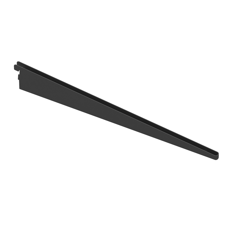 Кронштейн для полок ЛДСП, L=300, черный