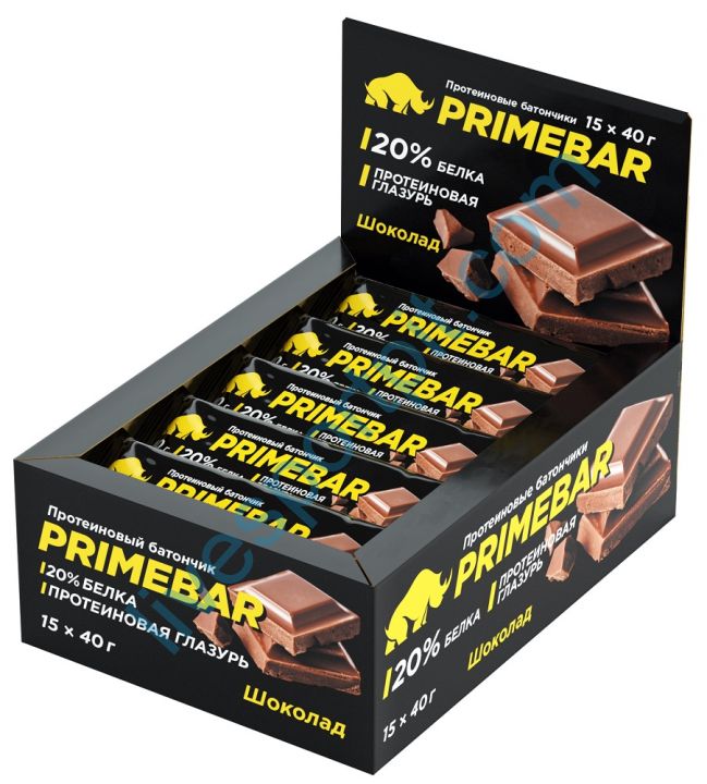 Протеиновые батончики PRIMEBAR 15 x 40 г Prime Kraft