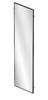 Зеркало 4мм, с защитной пленкой L=450, H=1722, черный матовый