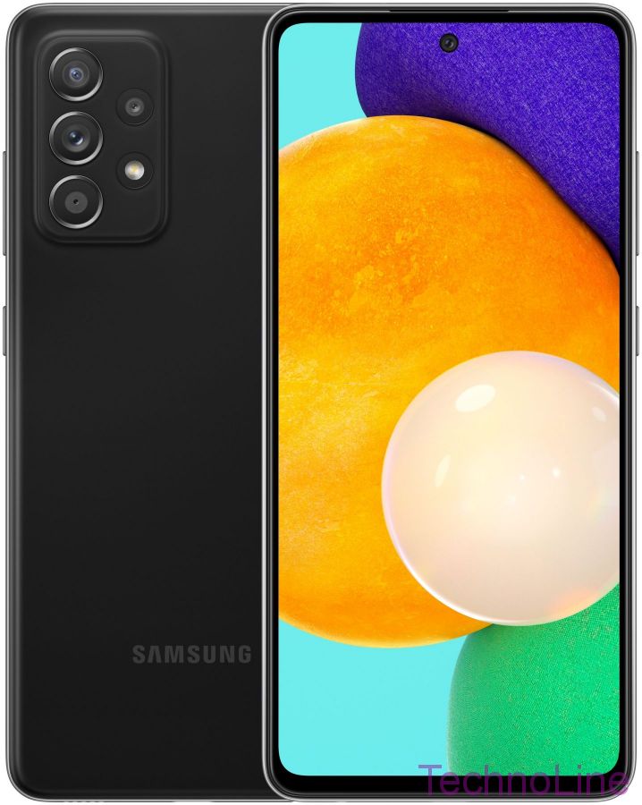 Samsung Смартфон Samsung Galaxy A52 8/256GB SM-A525 Black (черный)