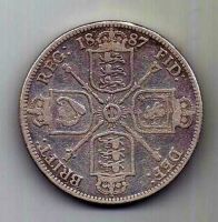 1 флорин 1887 Великобритания