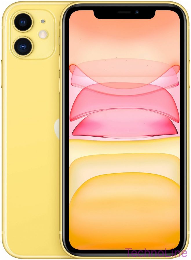 Смартфон Apple iPhone 11 64 ГБ, желтый