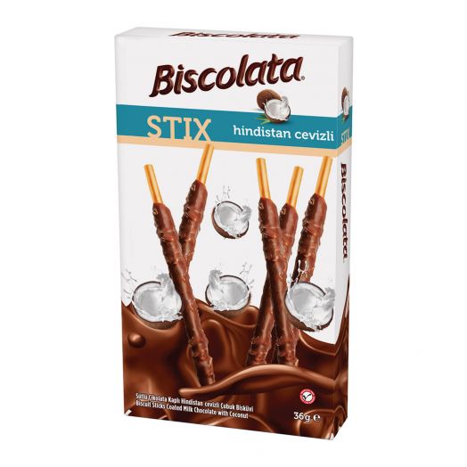 Biscolata Stix с кокосом 36 г