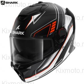 Шлем Shark Spartan GT Pro Toryan, Чёрно-бело-оранжевый