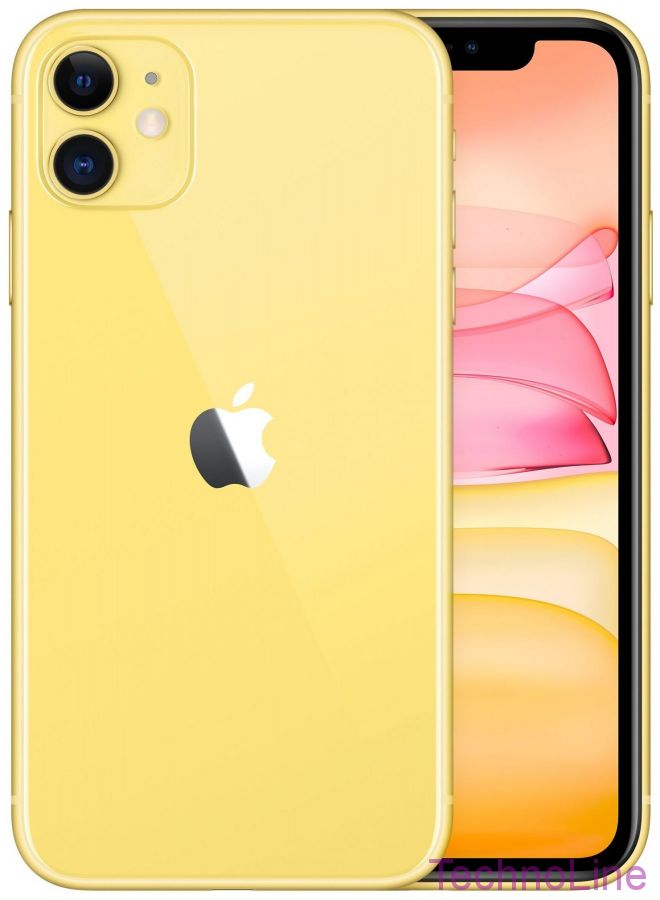 Смартфон Apple iPhone 11 64 ГБ RU, желтый