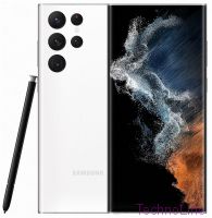 Смартфон Samsung Galaxy S22 Ultra 12/256 ГБ, Белый фантом