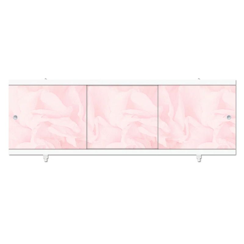 Экран под ванну раздвижной Melodia Salsa розовый 150 MBSS15010