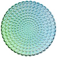 Тарелка обеденная "Bubble colors" диаметр 24.5 cм, h=3 cм
