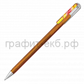 Ручка гелевая Pentel Hybrid Dual Metallic золото, металлик красный, золото К110-DMXX