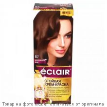 ECLAIR Omega-9 Стойкая крем-краска д/волос № 6.7 Натуральный кофе