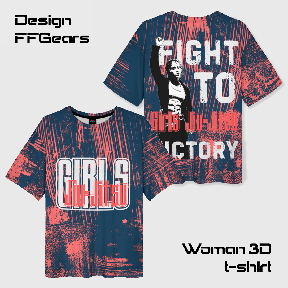Женская футболка FFG "Fight To Victory" Oversize
