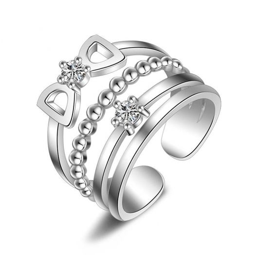 Безразмерное кольцо "Бант" (Арт. 76076-89)