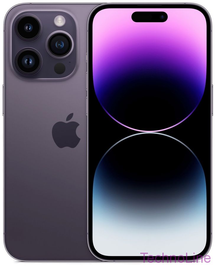 Смартфон Apple iPhone 14 Pro 512 ГБ, глубокий фиолетовый (2SIM)