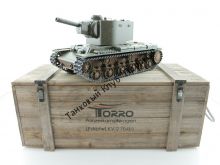 Радиоуправляемый танк Torro Russia KV-2 1:16 2.4GHz с ИК-пушкой (деревянная коробка)