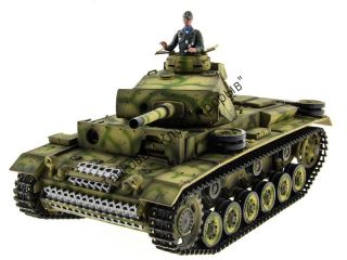 Р/У танк Taigen 1/16 Panzerkampfwagen III (Германия) HC (для ИК танкового боя) V3 2.4G RTR