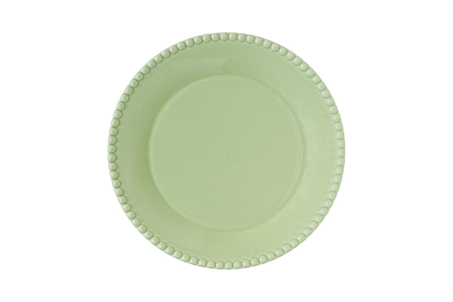 Тарелка закусочная "Tiffany", зелёная, 19 см