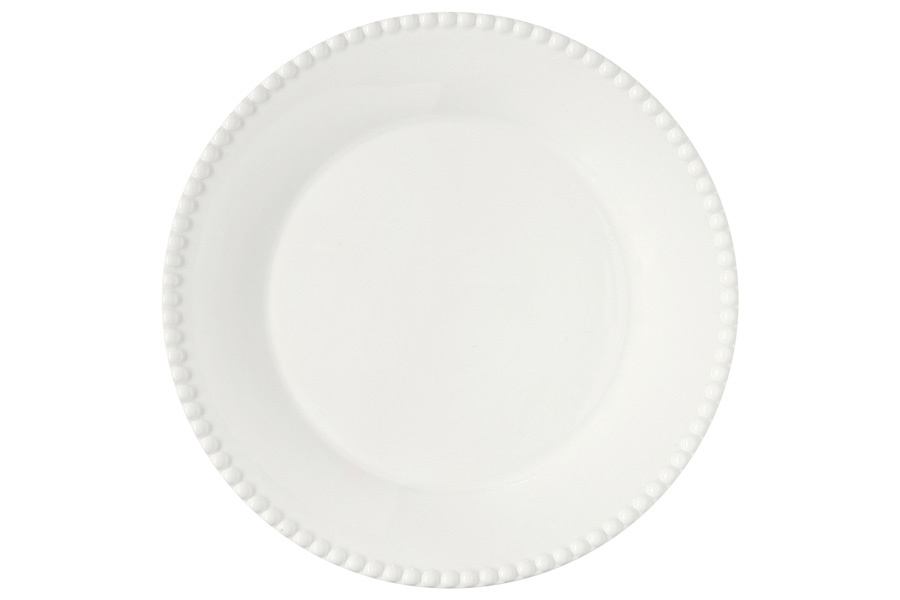 Тарелка обеденная "Tiffany", белая, 26 см