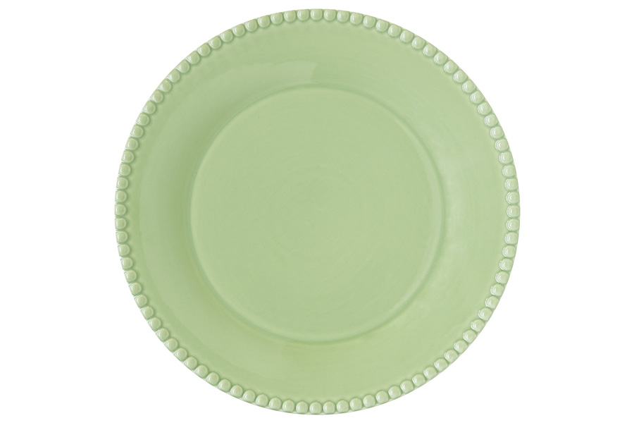 Тарелка обеденная "Tiffany", зелёная, 26 см