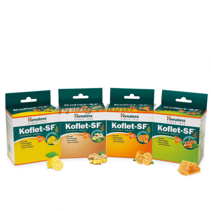 Кофлет СФ леденцы от кашля Хималая | Himalaya Koflet SF Lozenges