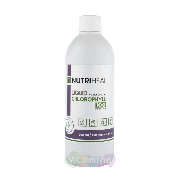 Nutriheal Хлорофилл жидкий концентрат Liquid chlorophyll concentrate, 500 мл