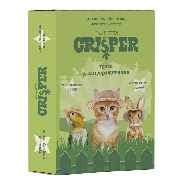 Лакомство для грызунов Mr Crisper трава для проращивания 120 гр