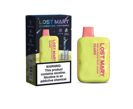 LOST MARY 4000 - KIWI PASSION FRUIT GUAVA