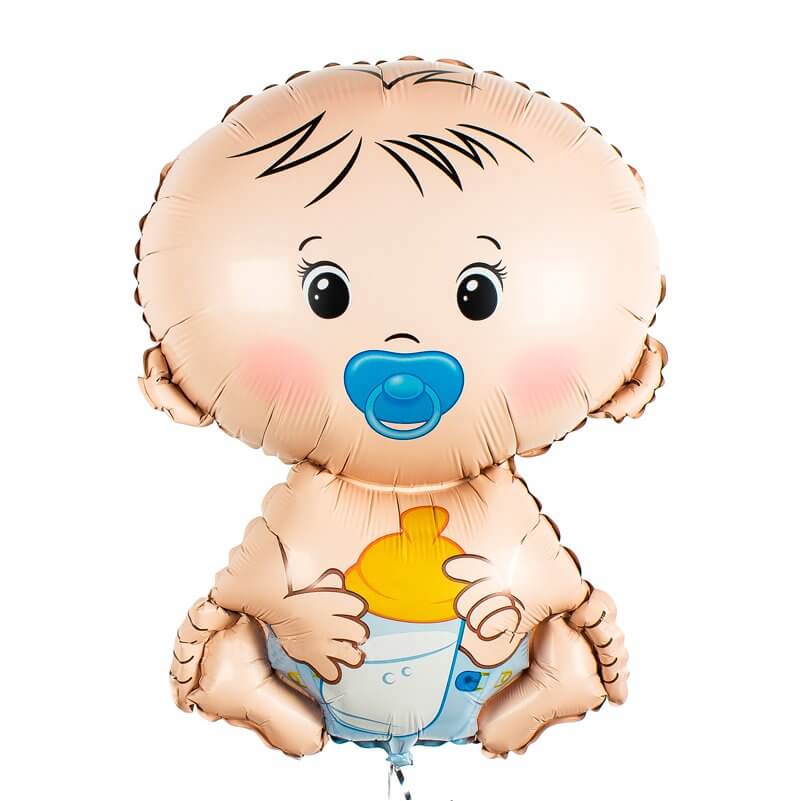 Малыш Пупсик фольгированный шар с гелием