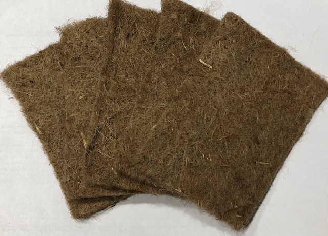 Набор джутовых ковриков для микрозелени (5шт. 10х15 см)