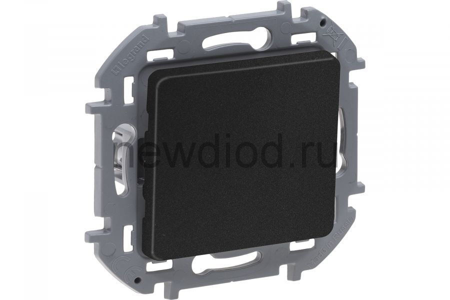 INSPIRIA Антрацит Выключатель одноклавишный 10 AX - 250 В Legrand