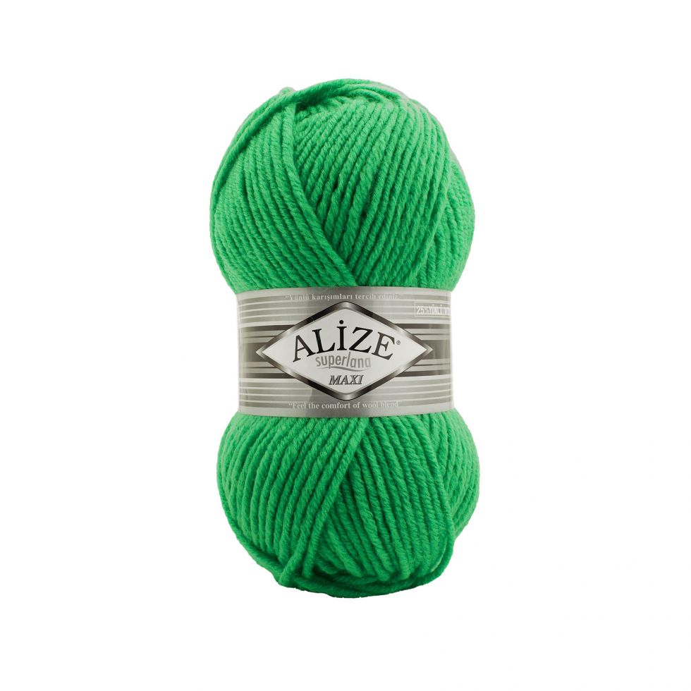Superlana maxi (Alize) 455-зеленый гранат