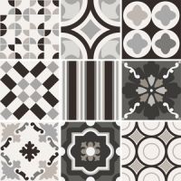 Декор Sant Agostino Patchwork Black White CSAPBW0120 1 20x20 схема 4