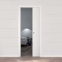 Дверь в пенал с наличниками 1 полотно высотой от 2000 до 2700 мм