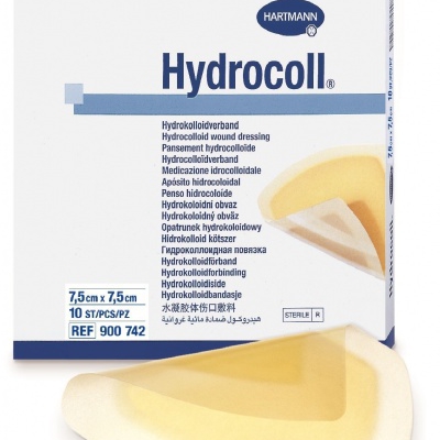 Гидроколл ( HYDROCOLL) - гидроколлоидные повязки:  7,5 х 7,5 см;