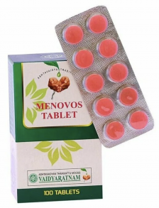 Меновос - для гормональной поддержки здоровья женщины ,  Menovos Vaidyaratnam 100 табл