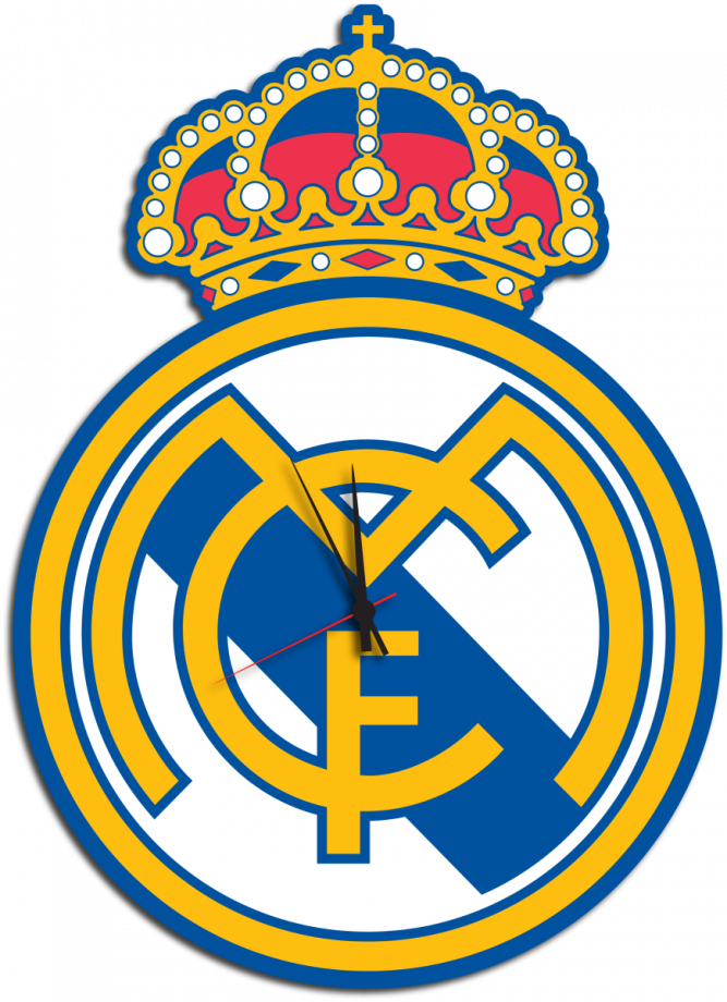 Часы настенные футбольный клуб Реал Мадрид