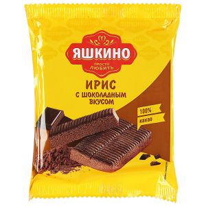 Ирис ЯШКИНО 140г с шоколадным вкусом