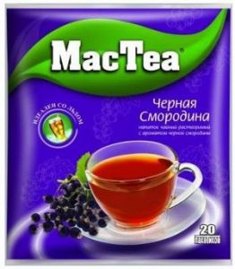 Напиток чайный MACTEA 18гр Черная Смородина