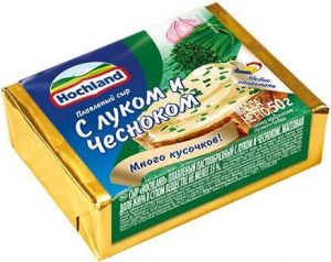 Сыр плавленый HOCHLAND 50г Лук/Чеснок