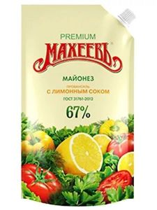 Майонез МАХЕЕВ 190г Провансаль лимон сок