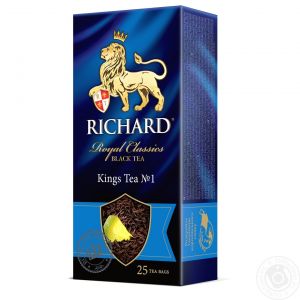 Чай черный в пакетиках RICHARD 25х2г King"s Tea №1