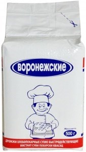 Дрожжи Воронежские 500г Хлебопекарные
